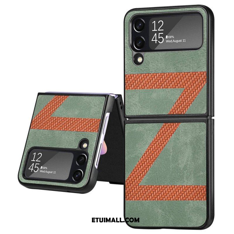 Etui do Samsung Galaxy Z Flip 4 Etui Folio Stylowa Skórzana Konstrukcja Z