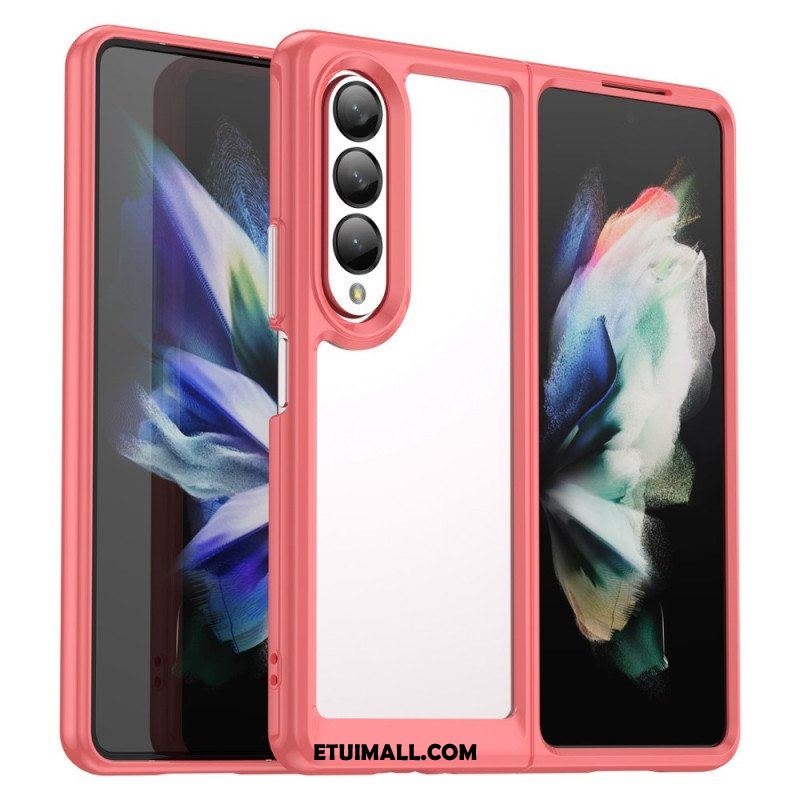 Etui do Samsung Galaxy Z Fold 4 Kolor Tworzywa Sztucznego