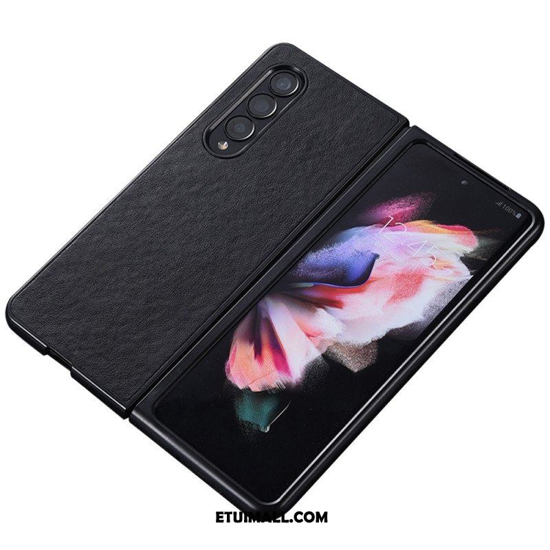 Etui do Samsung Galaxy Z Fold 4 Nylonowa Tekstura Ze Sztucznej Skóry