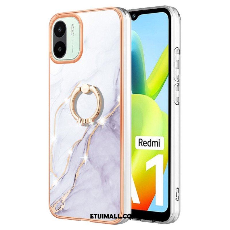 Etui do Xiaomi Redmi A1 Marmur Ze Wspornikiem Pierścienia