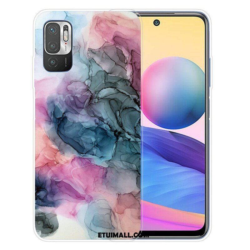 Etui do Xiaomi Redmi Note 10 5G Kolorowy Marmur