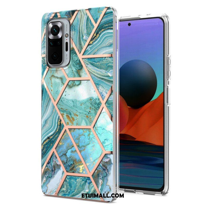 Etui do Xiaomi Redmi Note 10 Pro Marmur O Intensywnej Geometrii