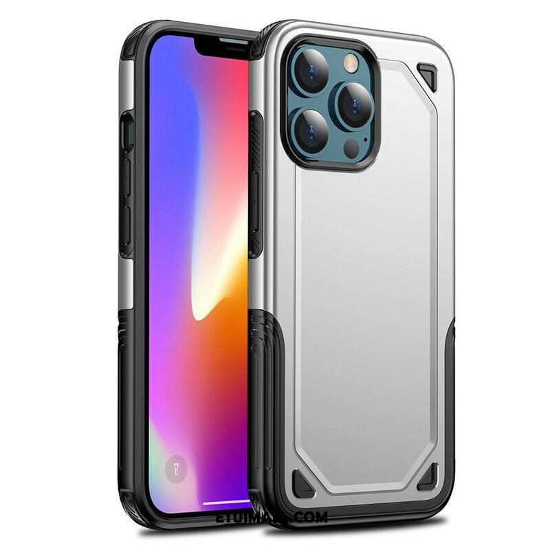 Etui do iPhone 13 Pro Efekt Metalicznego Pancerza