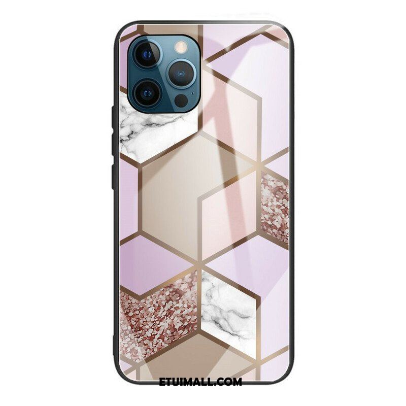 Etui do iPhone 13 Pro Geometria Marmurowe Szkło Hartowane