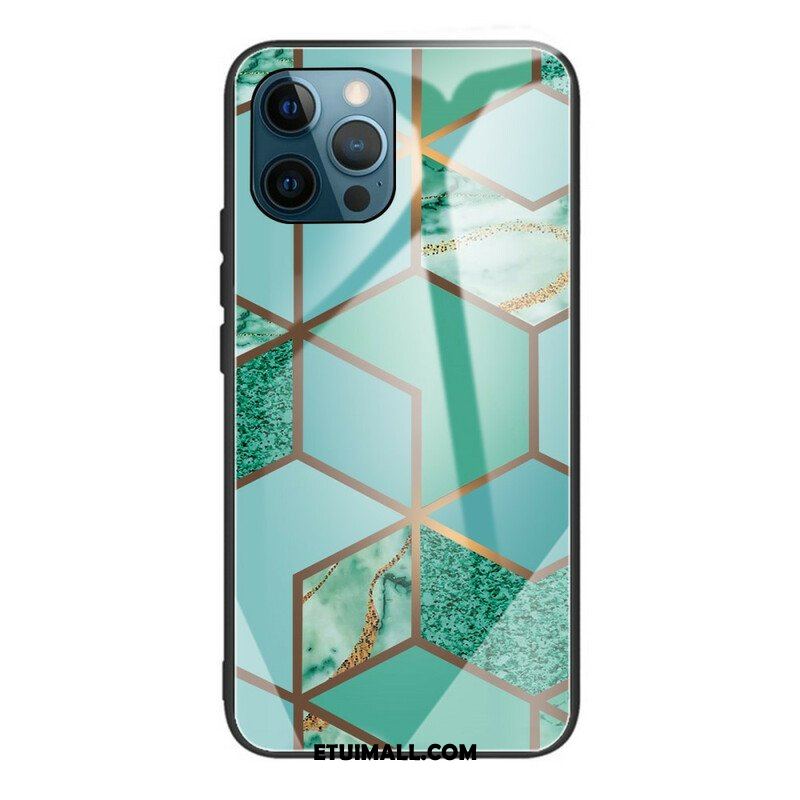 Etui do iPhone 13 Pro Geometria Marmurowe Szkło Hartowane