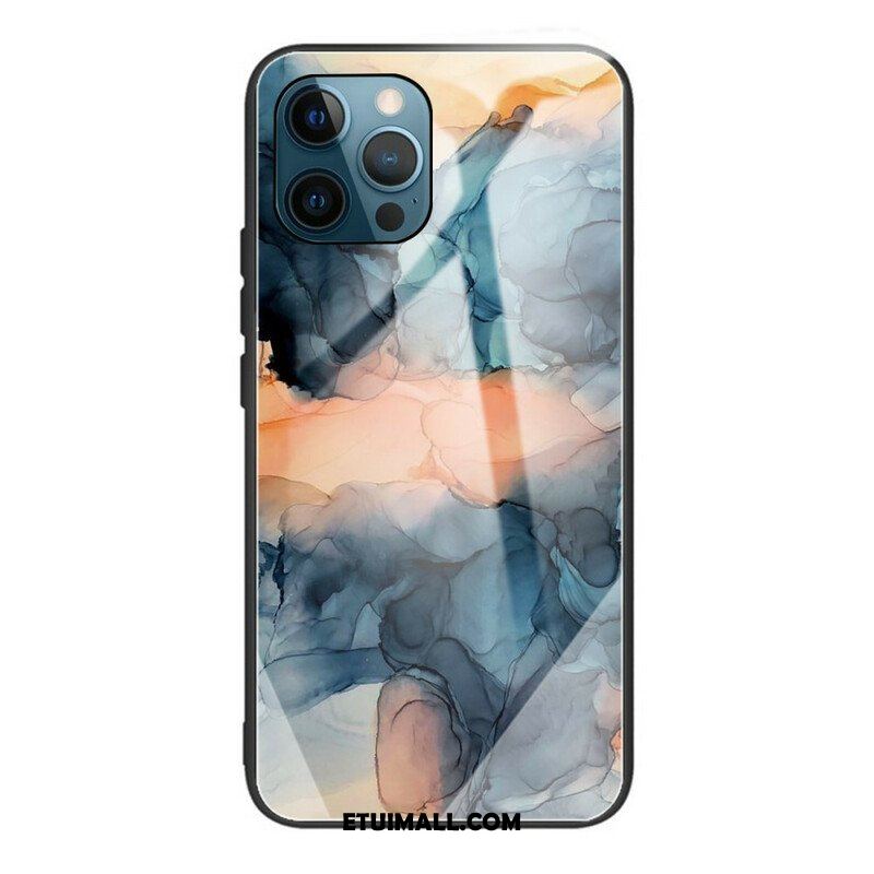 Etui do iPhone 13 Pro Marmurowe Szkło Hartowane