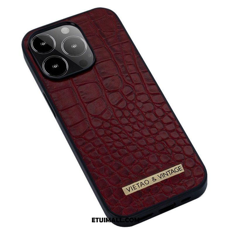 Etui do iPhone 14 Pro Imitacja Skóry Krokodyla Vietao