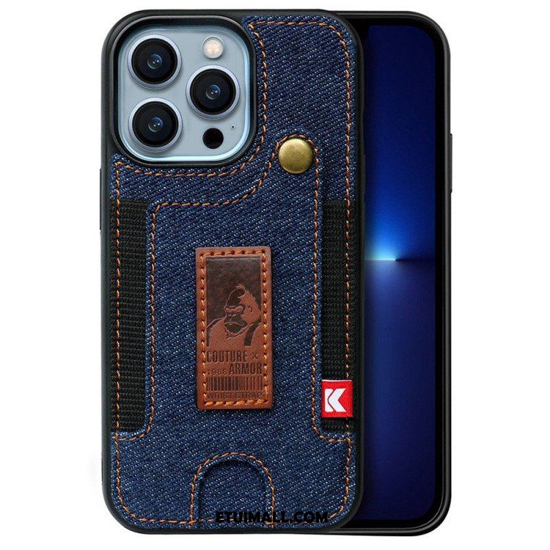 Etui do iPhone 14 Pro Posiadacz Karty I Pasek Do Dżinsów