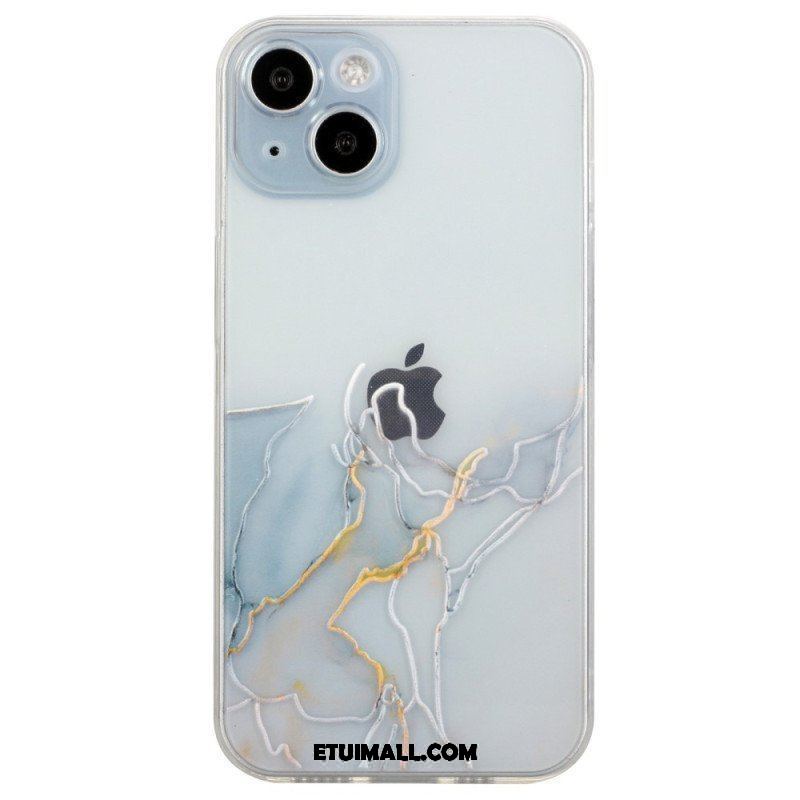 Etui do iPhone 15 Plus Styl Marmurowy