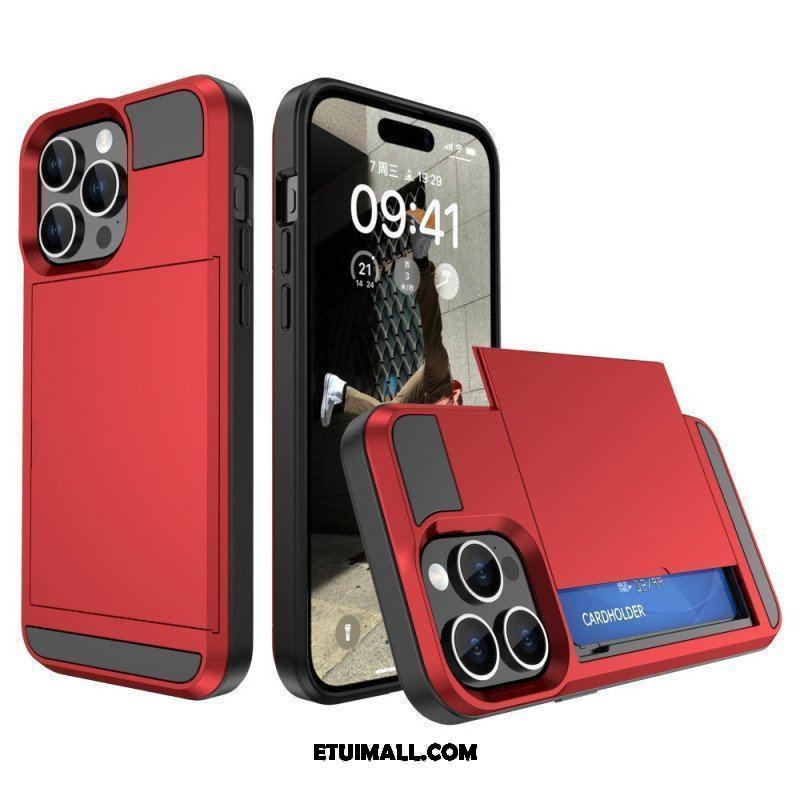 Etui do iPhone 15 Plus Zapinane Na Zamek Etui Na Karty