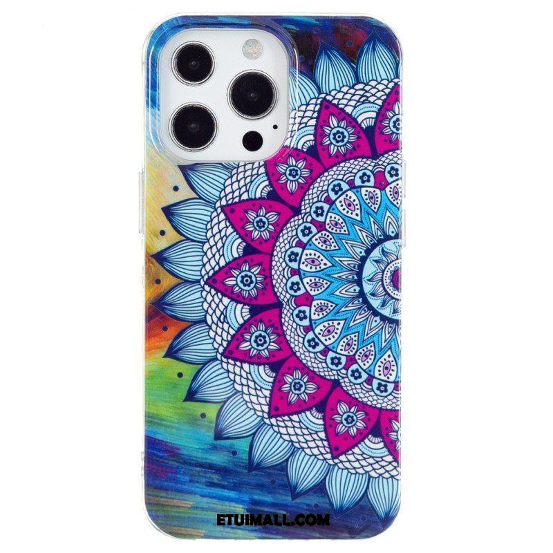 Etui do iPhone 15 Pro Max Mandala Fluorescencyjna