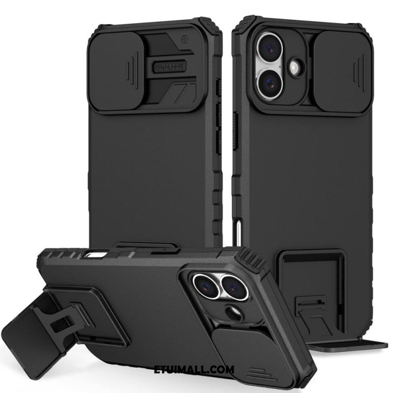 Etui iPhone 16 Plus Suwak I Wsparcie Kamery Etui Ochronne