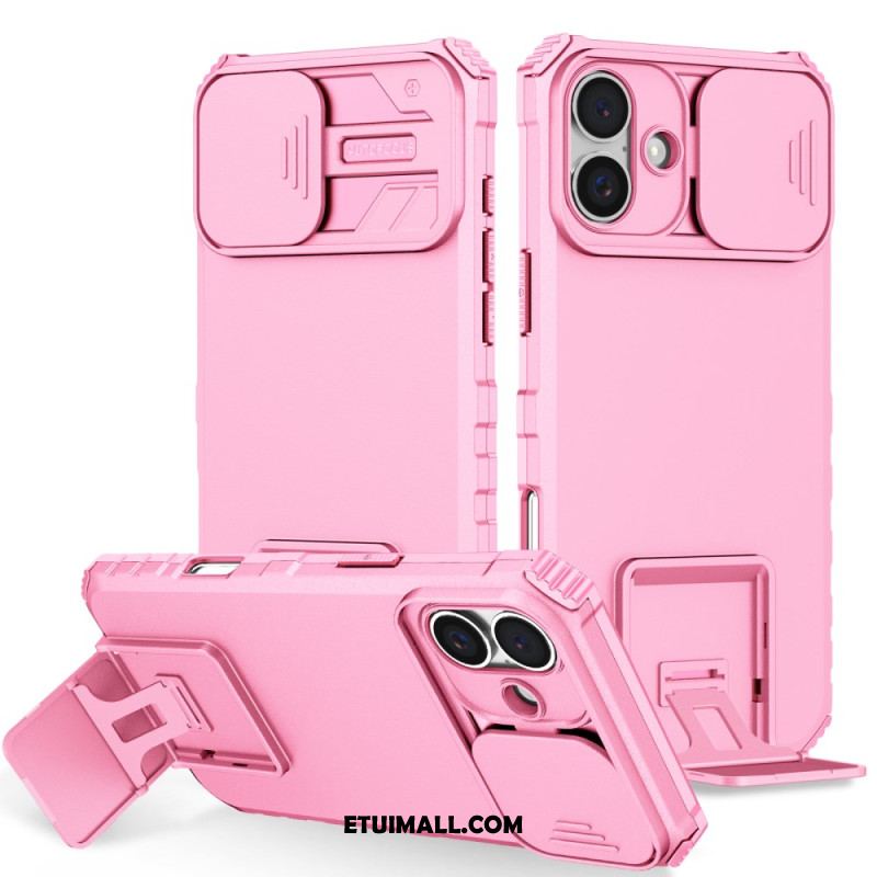 Etui iPhone 16 Plus Suwak I Wsparcie Kamery Etui Ochronne