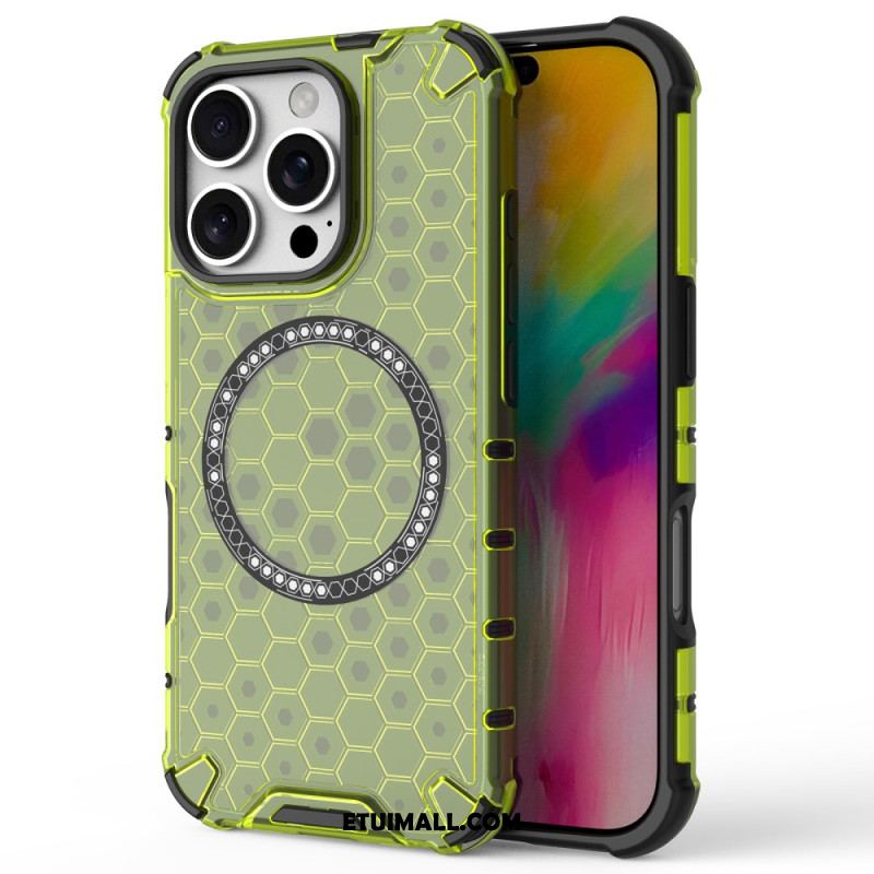 Etui iPhone 16 Pro Max Magnetyczny Plaster Miodu