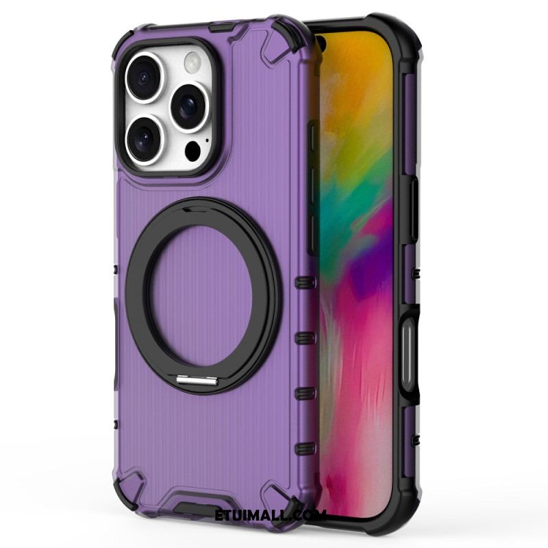 Etui iPhone 16 Pro Max Magnetyczny Uchwyt Obrotowy