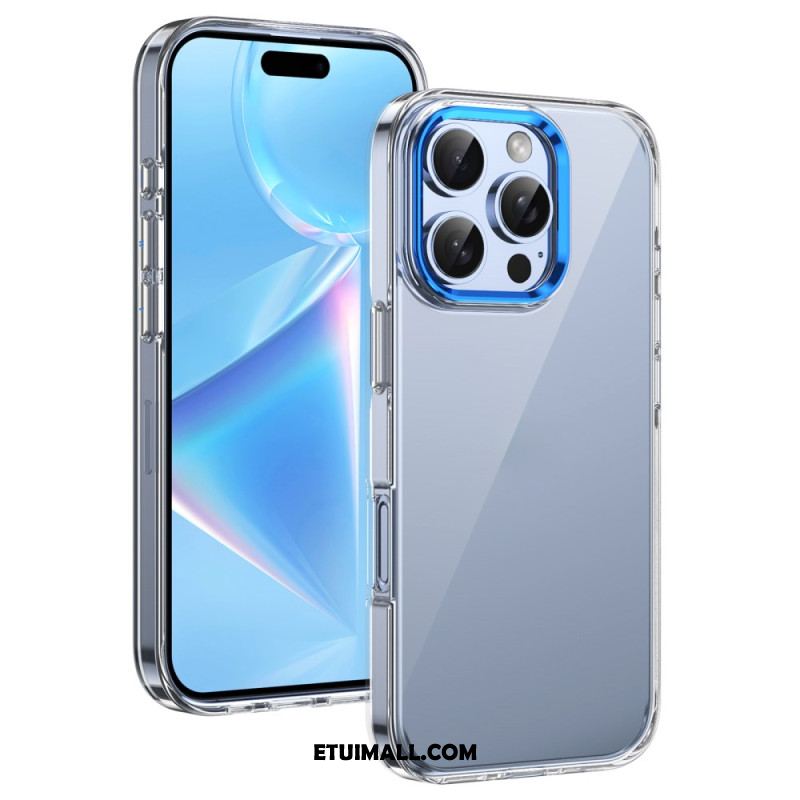 Etui iPhone 16 Pro Max Rama Aparatu Z Efektem Metalu