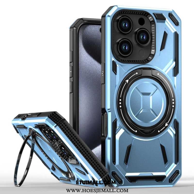 Etui iPhone 16 Pro Metalowy Uchwyt Magnetyczny