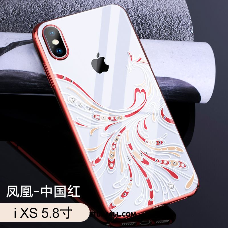 Etui iPhone Xs Anti-fall Nowy Rhinestone Telefon Komórkowy Przezroczysty Futerał Sprzedam