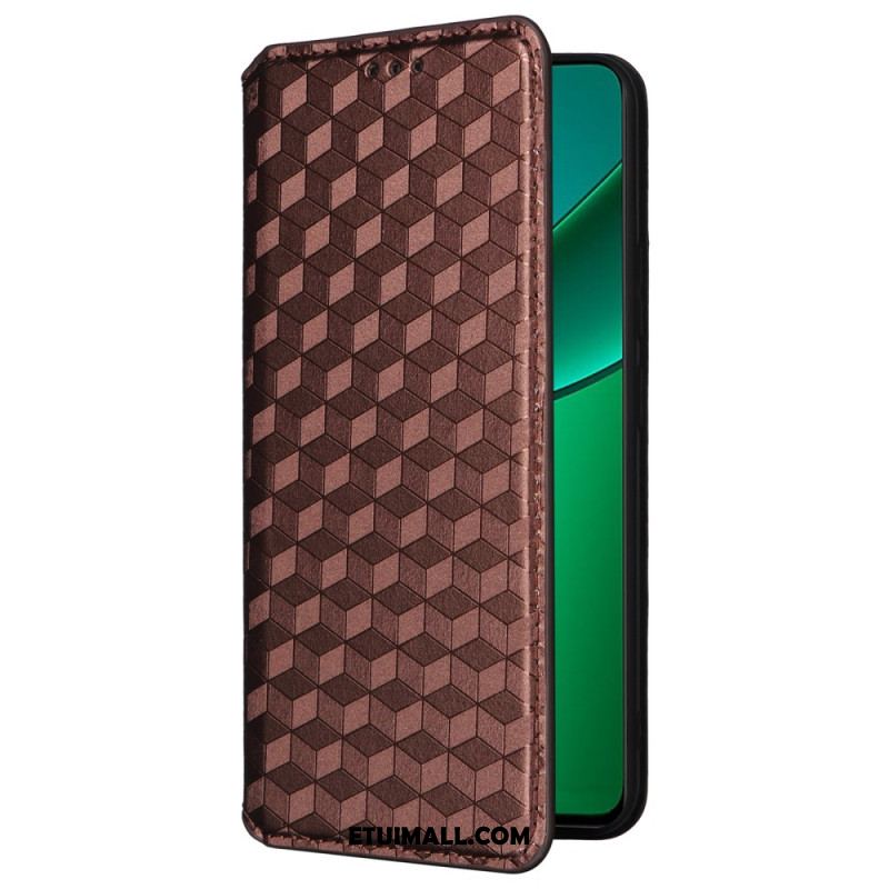 Flip Kotelot Realme 12 Plus 5g Kostki 3d