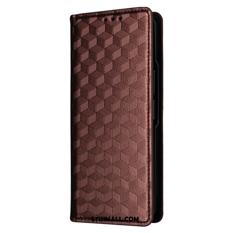 Flip Kotelot Samsung Galaxy Z Fold 5 Wzór 3d Etui Ochronne