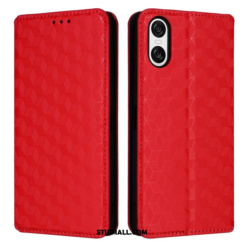 Flip Kotelot Sony Xperia 10 Vi Diamenty 3d Etui Ochronne