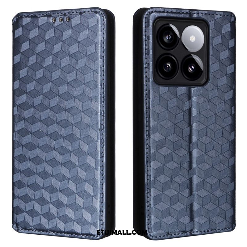 Flip Kotelot Xiaomi 14t Etui Na Telefon Kostki 3d