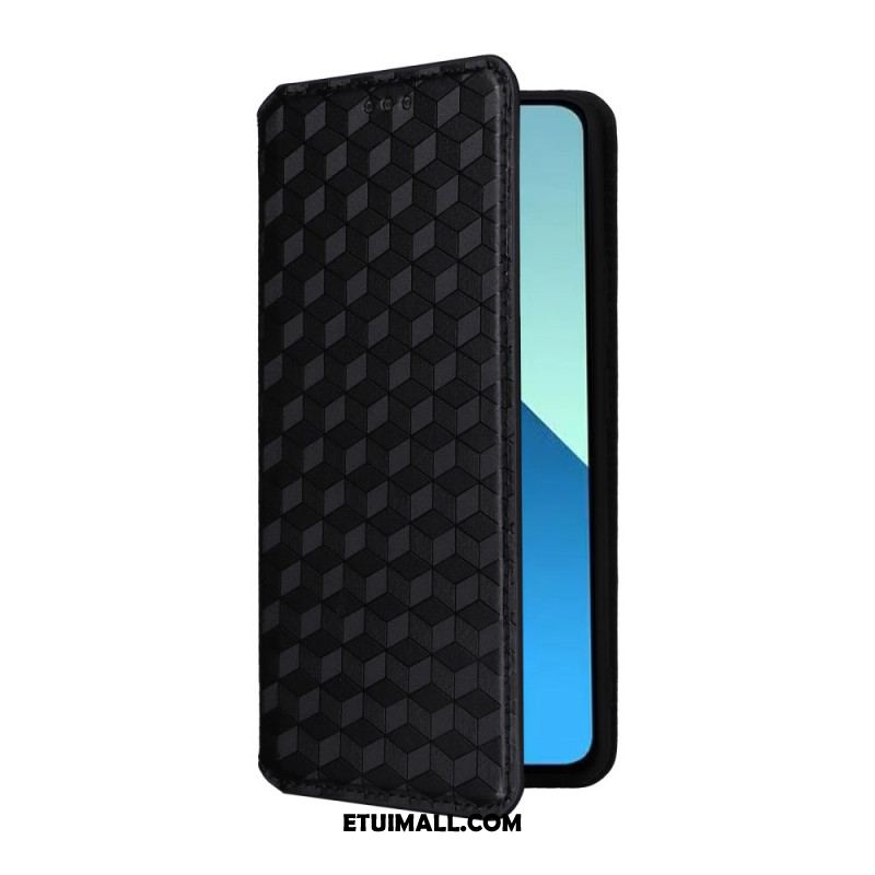 Flip Kotelot Xiaomi Redmi Note 13 4g Etui Na Telefon Diamenty 3d