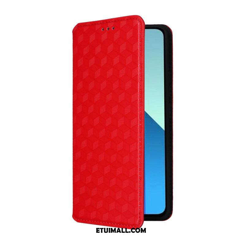 Flip Kotelot Xiaomi Redmi Note 13 4g Etui Na Telefon Diamenty 3d