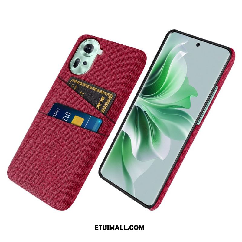 Futerały Oppo Reno 11 5g Etui Na Telefon Etui Na Karty Materiałowe