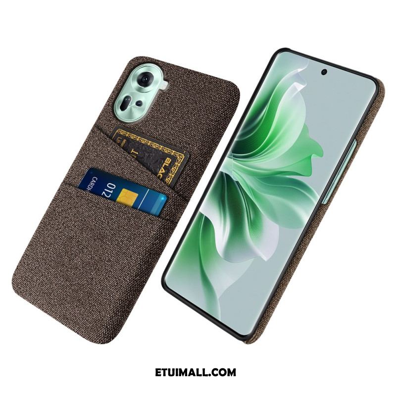 Futerały Oppo Reno 11 5g Etui Na Telefon Etui Na Karty Materiałowe