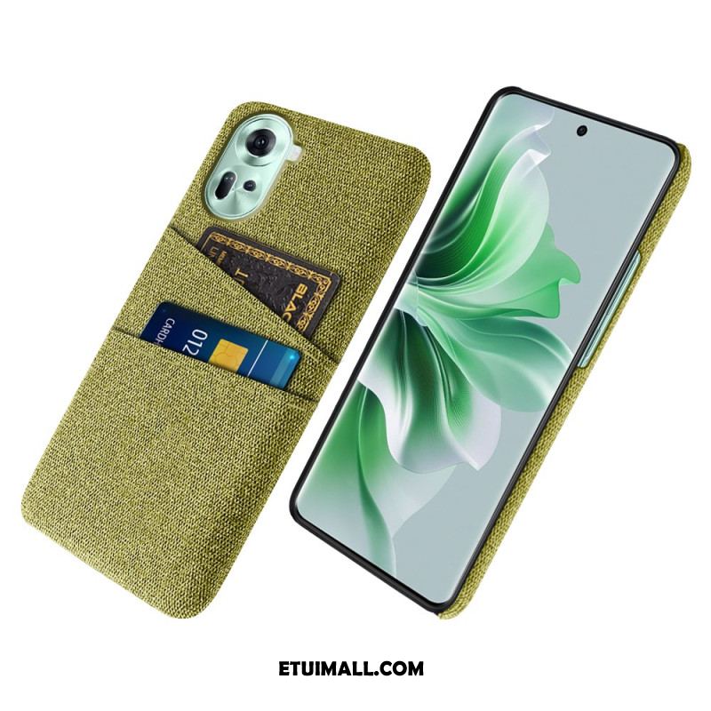 Futerały Oppo Reno 11 5g Etui Na Telefon Etui Na Karty Materiałowe