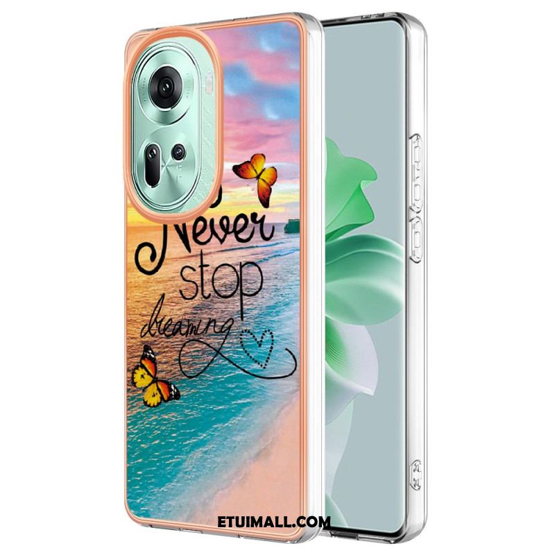 Futerały Oppo Reno 11 5g Etui Na Telefon Odmiana Marmuru