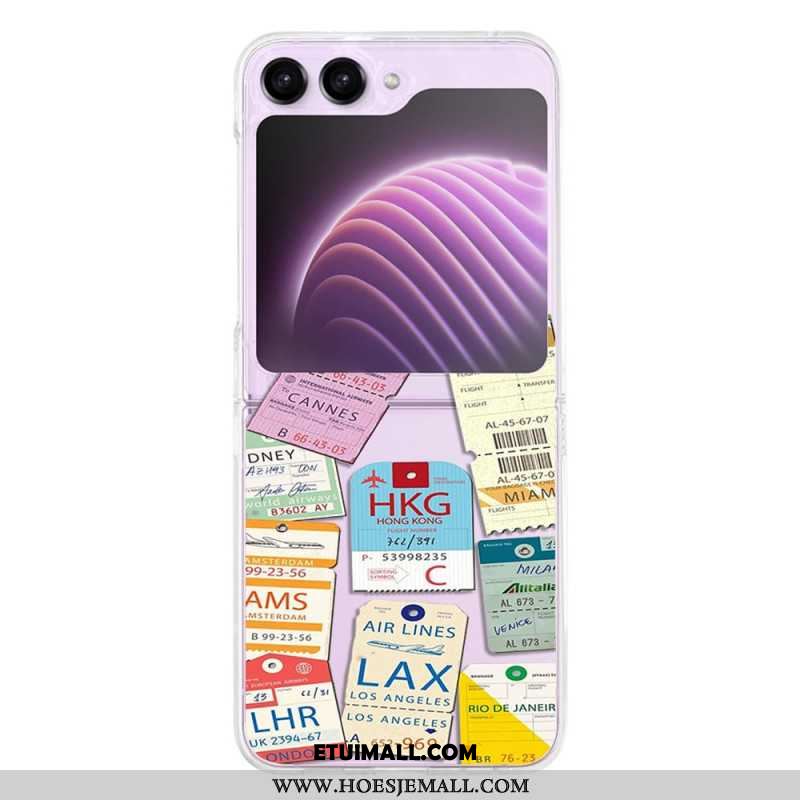 Futerały Samsung Galaxy Z Flip 5 Etui Na Telefon Przejrzysta Podróż