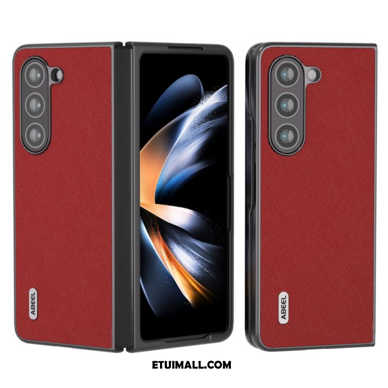 Futerały Samsung Galaxy Z Fold 5 Etui Na Telefon Prawdziwa Tkana Skóra Abeel