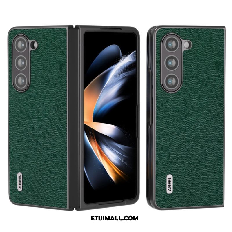 Futerały Samsung Galaxy Z Fold 5 Etui Na Telefon Prawdziwa Tkana Skóra Abeel