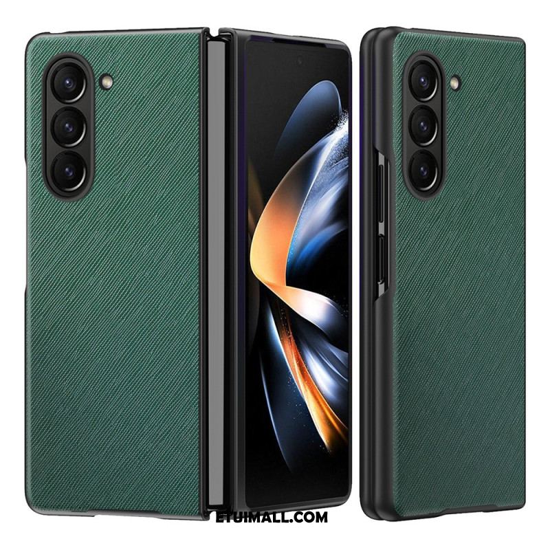 Futerały Samsung Galaxy Z Fold 5 Etui Na Telefon Styl Skóry Z Efektem Tkaniny