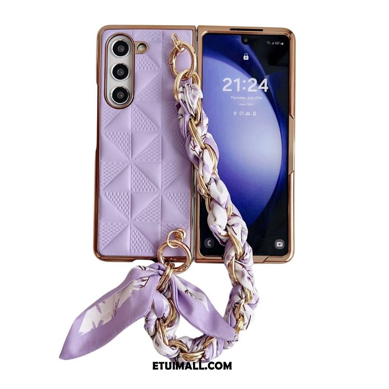 Futerały Samsung Galaxy Z Fold 6 Etui Na Telefon Łańcuszek Wstążkowy