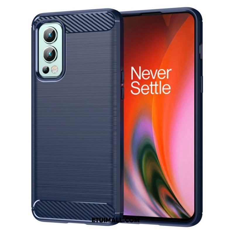 Futerały do OnePlus Nord 2 5G Szczotkowane Włókno Węglowe