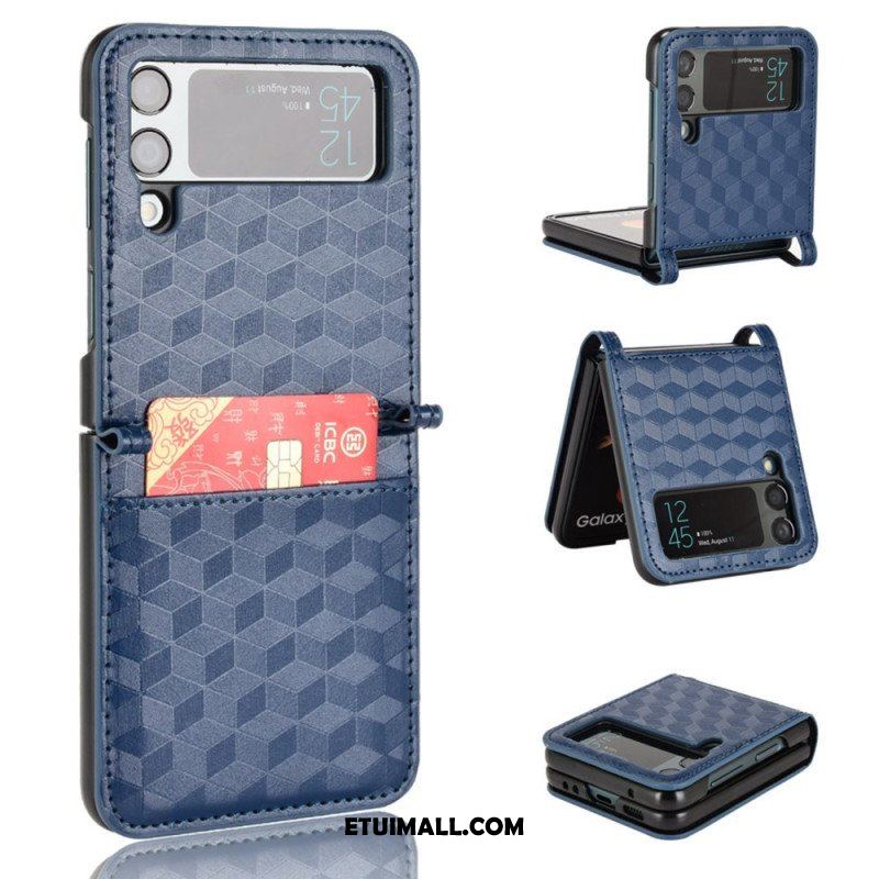 Futerały do Samsung Galaxy Z Flip 4 Etui Folio Sześcian 3d