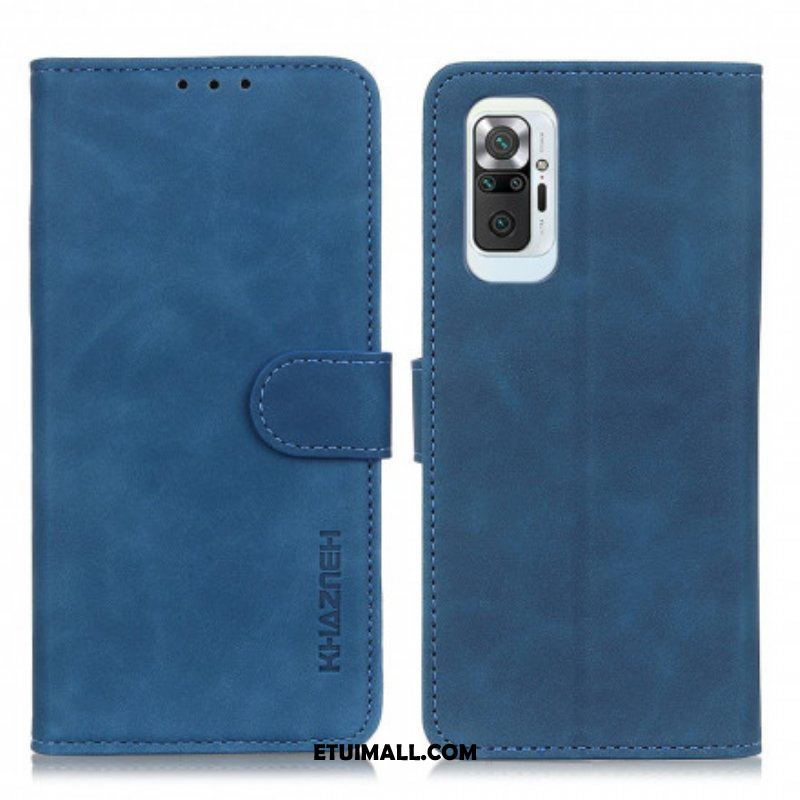 Obudowa Etui Na Telefon do Xiaomi Redmi Note 10 Pro Khazneh Efekt Skóry W Stylu Vintage