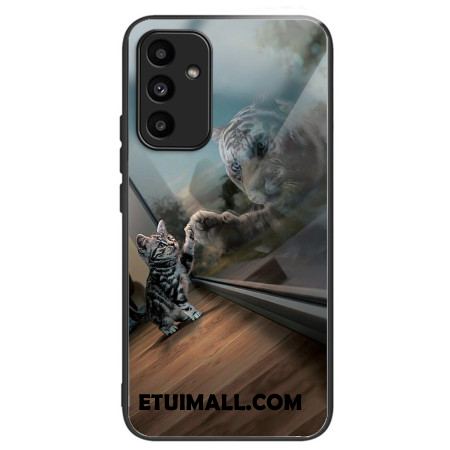 Etui Do Samsung Galaxy A15 Lustro Dla Kota Ze Szkła Hartowanego