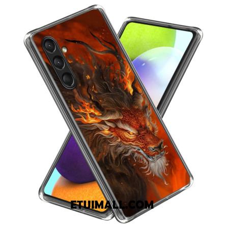 Etui Do Samsung Galaxy A16 5g Silikon Ognistego Tygrysa