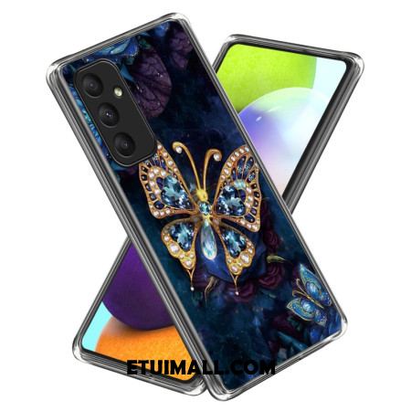 Etui Do Samsung Galaxy A55 5g Biżuteria W Kształcie Motyla