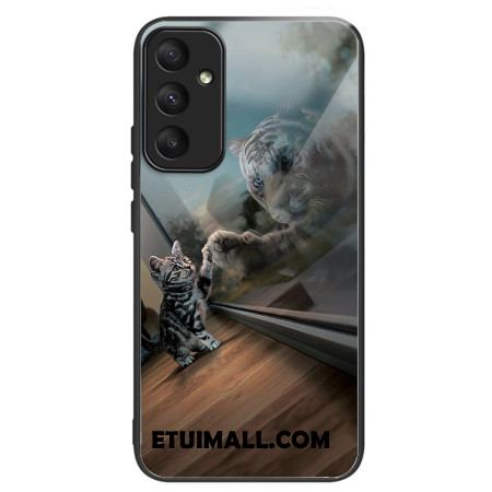 Etui Do Samsung Galaxy A55 5g Lustro Cat Ze Szkła Hartowanego