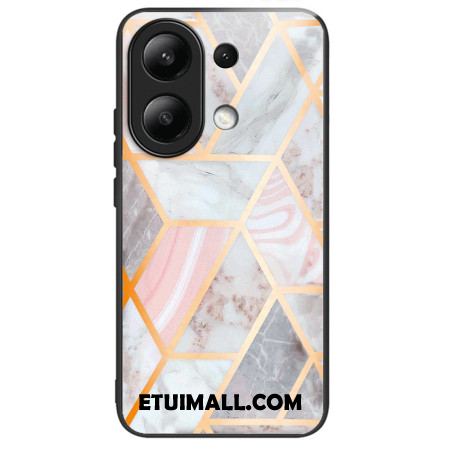 Etui Do Xiaomi Redmi Note 13 4g Szkło Hartowane Z Różowego Marmuru