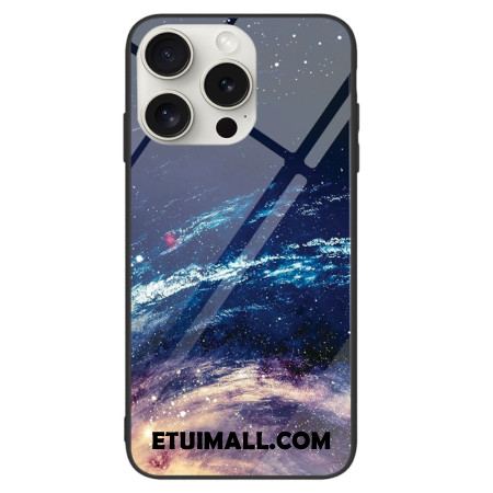 Etui Do iPhone 16 Pro Droga Mleczna Ze Szkła Hartowanego