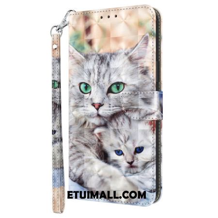 Etui Folio Do Google Pixel 9 Dwa Koty W Stringach