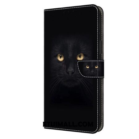 Etui Folio Do Oppo A98 5g CZarny Kot