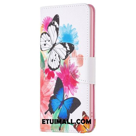 Etui Folio Do Oppo A98 5g Dwa Motyle