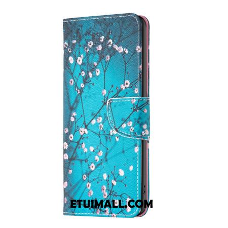 Etui Folio Do Oppo Reno 12 5g Kwiaty Śliwy